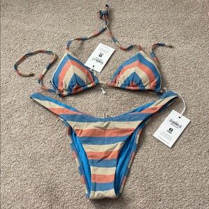 NWT VITAMIN A SUMMER METALLIC BIKINI